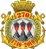 Эмблема 270-летия со дня основания города Петропавловска-Камчатского